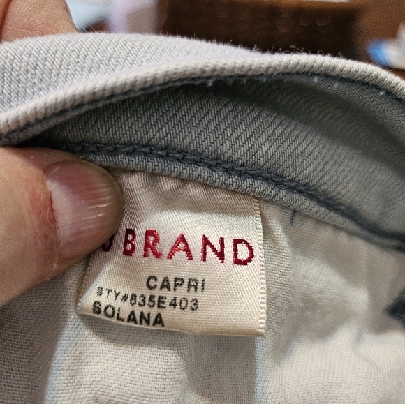 J Brand Mid Rise Crop Capri Jeans in Solana Size 27 - Picture 10 of 11